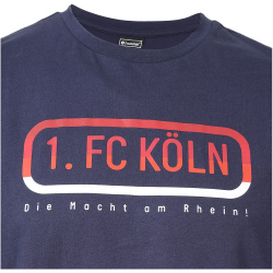 hummel 1. FC K&ouml;ln Fanshirt Herren 7026 - marine S