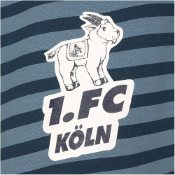 hummel 1. FC K&ouml;ln Baby Body Anzug 7289 - majolica blue/bluestone 62