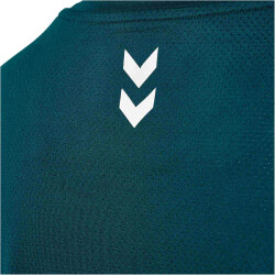 hummel hmlMT AURA Mesh Langarmshirt Damen 6470 - deep teal XL