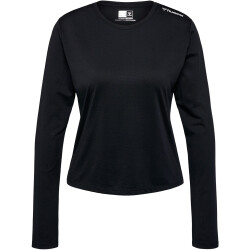 hummel hmlMT AURA Mesh Langarmshirt Damen 2001 - black XS
