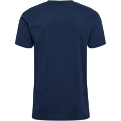 hummel Active Stripe T-Shirt Herren 7459 - dress blues S