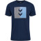 hummel Active Stripe T-Shirt Herren 7459 - dress blues S