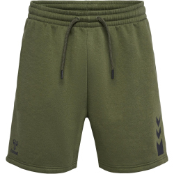 hummel Active Baumwoll Shorts Herren 6453 - olive night L