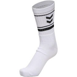 3er Pack hummel Stripe Crew Retro Socken 9001 - white 32-35