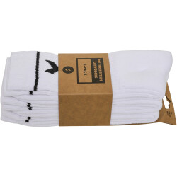 3er Pack hummel Stripe Crew-Socken 9001 - white 32-35