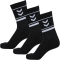 3er Pack hummel Stripe Crew Retro Socken 2001 - black 28-31