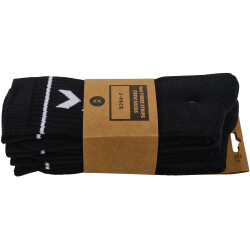 3er Pack hummel Stripe Crew-Socken 2001 - black 32-35