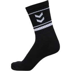 3er Pack hummel Stripe Crew-Socken 2001 - black 32-35