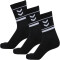 3er Pack hummel Stripe Crew-Socken 2001 - black 32-35