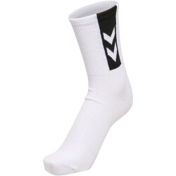 3er Pack hummel hmlLEGACY Chevron Socken 9185 - white/moon rock/white 10 (36-40)