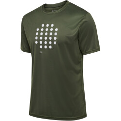 hummel Active Court Trikot Herren 6453 - olive night S
