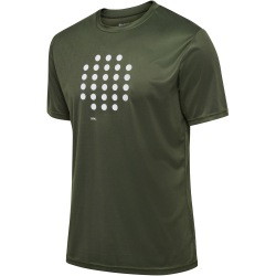 hummel Active Court Trikot Herren 6453 - olive night L