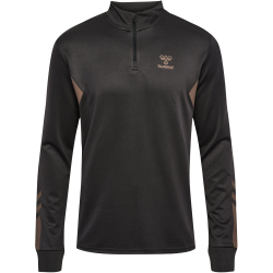 hummel Active 1/2-Zip Trainingsjacke Herren 2247 - obsidian/olive night L