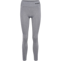hummel hmlCI Seamless Mid Waist Scrunch Tights Damen 2006 - grey melange S