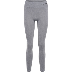hummel hmlCI Seamless Mid Waist Scrunch Tights Damen 2006 - grey melange L