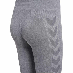 hummel hmlCI Seamless Mid Waist Scrunch Tights Damen 2006 - grey melange L