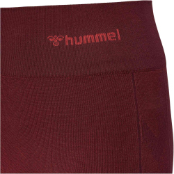 hummel hmlMT FADE Seamless Mid-Waist Tights Damen 8133 - bitter chocolate/mineral red XS