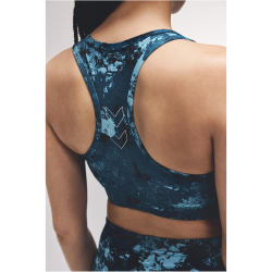 hummel hmlTE DIGI Sandstorm AOP Sport-BH Damen 6470 - deep teal XS