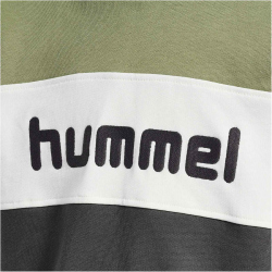 hummel hmlMORTEN Hoodie Jungen 7400 - oil green 110