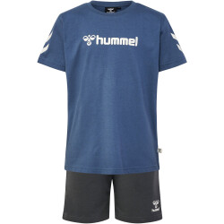 hummel hmlNOVET Shorts-Set Jungen 7050 - bering sea 128