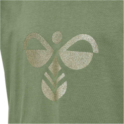 hummel hmlDIEZ T-Shirt M&auml;dchen 7400 - oil green 104