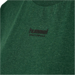 hummel hmlLGC DANA Shorts Boxy T-Shirt Damen 6034 - dark green melange XS