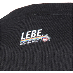 hummel 1. FC K&ouml;ln LEBE T-Shirt Damen 2001 - black S