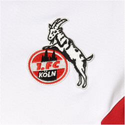 hummel 1.FC Köln 1/2-Zip langarm Aufwärmshirt 2023/24 9402 - white/true red S