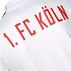 hummel 1.FC Köln 1/2-Zip langarm Aufwärmshirt 2023/24 9402 - white/true red S