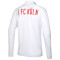 hummel 1.FC Köln 1/2-Zip langarm Aufwärmshirt 2023/24 9402 - white/true red S