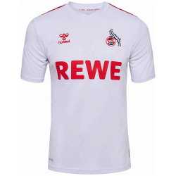 hummel 1. FC K&ouml;ln Heimtrikot 2023/24 Kinder 9402 - white/true red 116