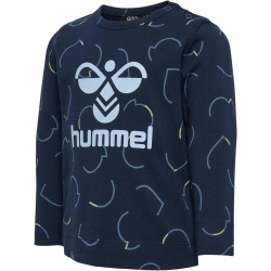 hummel hmlOBI Langarmshirt Jungen 1009 - black iris 86