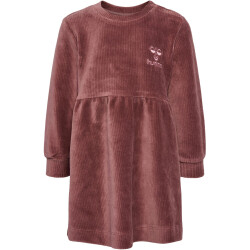 hummel hmlCORDY langarm Kleid Mädchen 4085 - rose brown 74