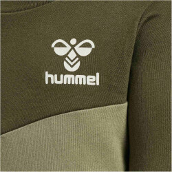 hummel hmlNEEL Sweatshirt Kinder 6453 - olive night 68
