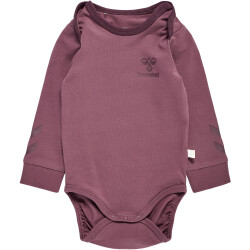hummel hmlMAULE langarm Baby-Stramplers 4085 - rose brown 56