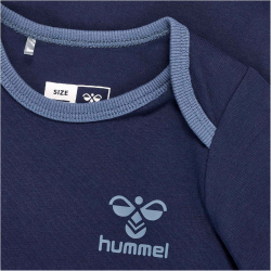hummel hmlMAULE langarm Baby-Stramplers 1009 - black iris 68
