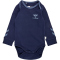 hummel hmlMAULE langarm Baby-Stramplers 1009 - black iris 68