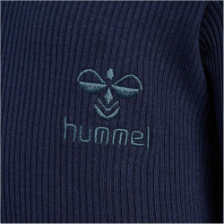 hummel hmlSAMI Langarmshirt Kinder 1009 - black iris 98