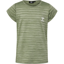 hummel hmlSUTKIN T-Shirt Mädchen 7400 - oil green 104
