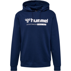 hummel hmlFAV Logo Hoodie Herren 7459 - dress blues L