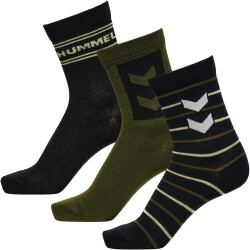 3er Pack hummel hmlALFIE Socken Kinder 6453 - olive night...