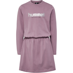 hummel hmlFREYA langarm Kleid M&auml;dchen 4330 - quail 104