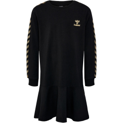hummel hmlEVELYN langarm Kleid M&auml;dchen 2001 - black 104