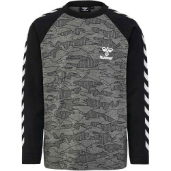 hummel hmlMOUNTAIN Langarmshirt Jungen 2007 - dark grey melange 104