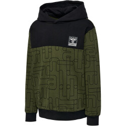 hummel hmlEQUALITY Hoodie Jungen 6453 - olive night 104