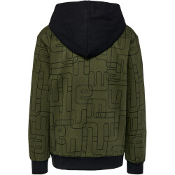 hummel hmlEQUALITY Hoodie Jungen 6453 - olive night 104