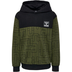 hummel hmlEQUALITY Hoodie Jungen 6453 - olive night 104