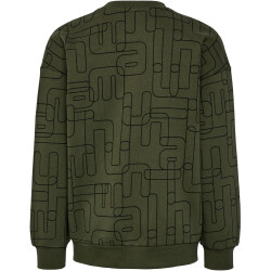 hummel hmlEQUALITY Sweatshirt Jungen 6453 - olive night 104