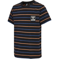 hummel hmlSTRIPE T-Shirt Jungen 2001 - black 104