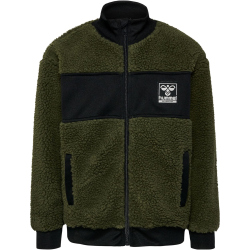 hummel hmlEVAN Zip Sweatjacke Jungen 6453 - olive night 104